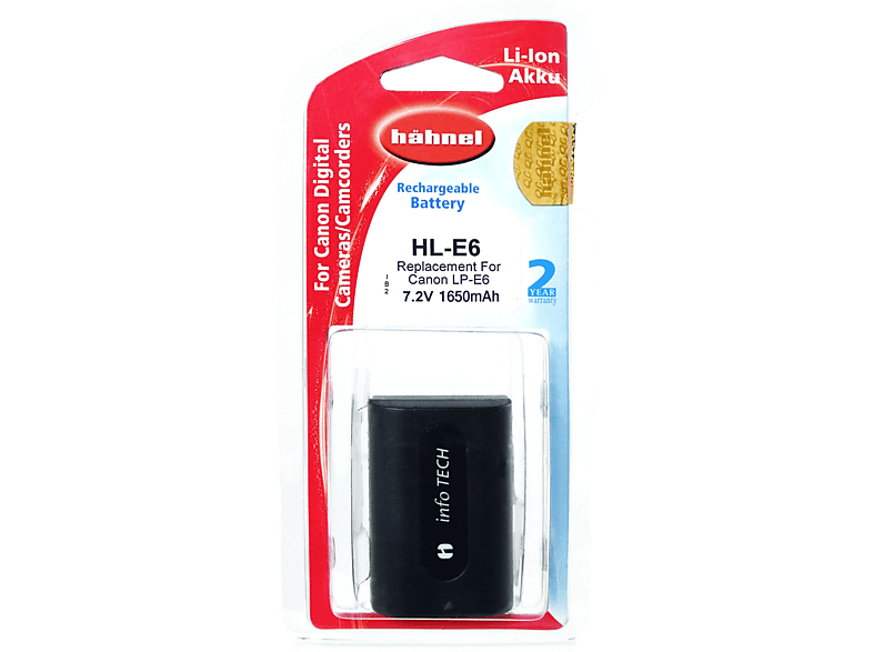 Qualitätsakku für Canon LP-E6