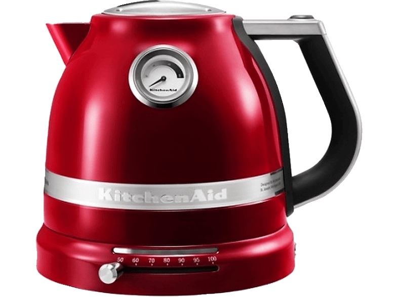 Kitchen Aid 5 KEK 1522 ECA Artisan Wasserkocher (Rot, 1.5 Liter, 2400 Watt)