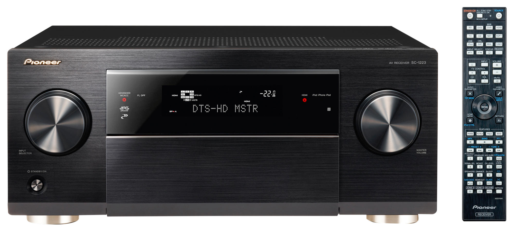 PIONEER SC-1223-K 7 Kanallı Ev Sinema Amplifikatörü Siyah