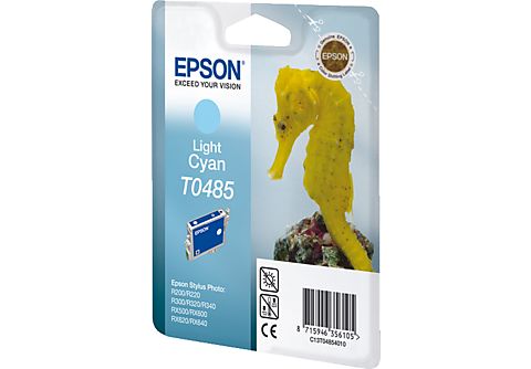 EPSON Tintenpatrone Seepferdchen, T0485, Light Cyan, C13T04854010