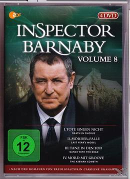 DVD-Hülle von Inspector Barnaby Volume 8 mit John Nettles im Porträt.