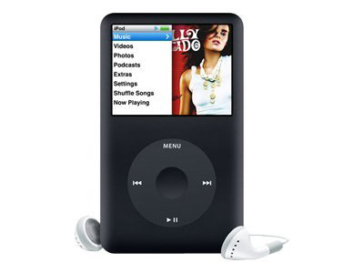 APPLE MB565ZD/A IPOD CLASS 120GB SCHWARZ