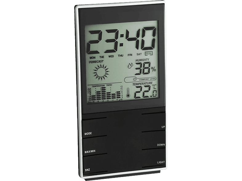 TFA Digitale Wetterstation, schwarz