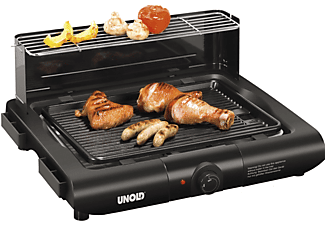 UNOLD 58565 Vario Barbecue-Griller, Schwarz (1600 Watt)