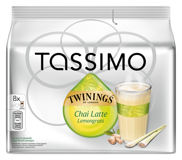 TASSIMO Twinings Chai Latte Lemongrass Kaffeekapseln (Tassimo)