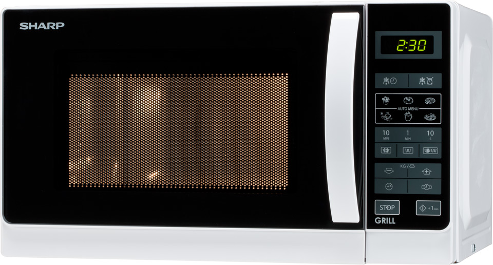SHARP R 642 WW (Freistehend, 20 l, Weiß)