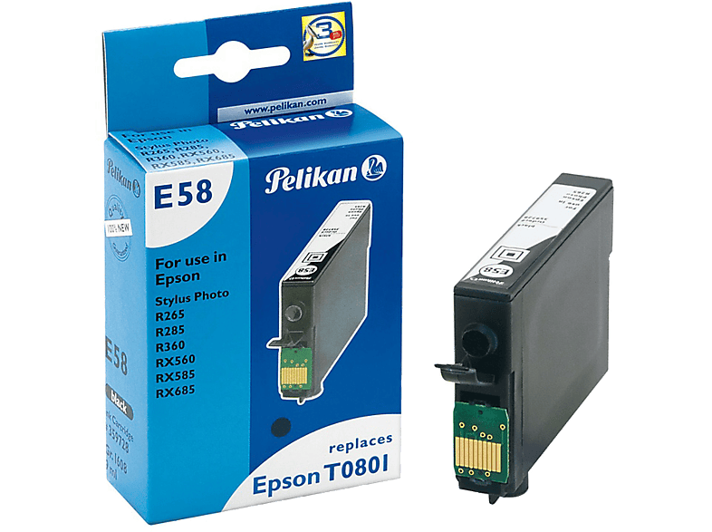PELIKAN HARDCOPY 359728 Epson Stylus Photo R265-R360-RX560 için Siyah ...