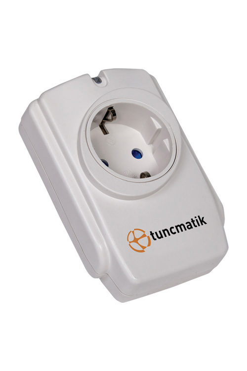 TUNCMATIK 1'li Surge Protection Krem Rengi Akım Korumalı Priz