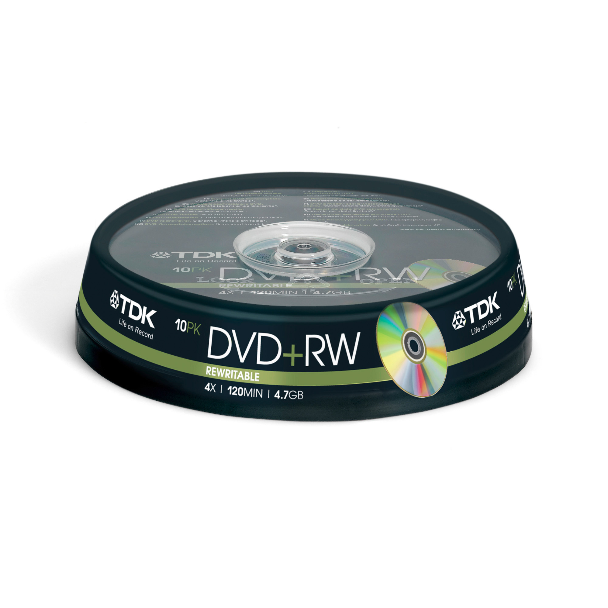 TDK DVD+RW 4,7GB Tekli Boş Medya