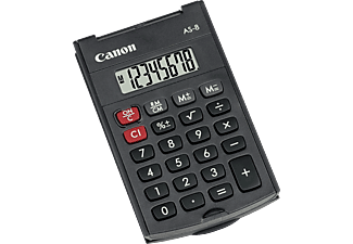 CANON AS-8 Siyah 8 Hane Cep Tipi Hesap Makinesi