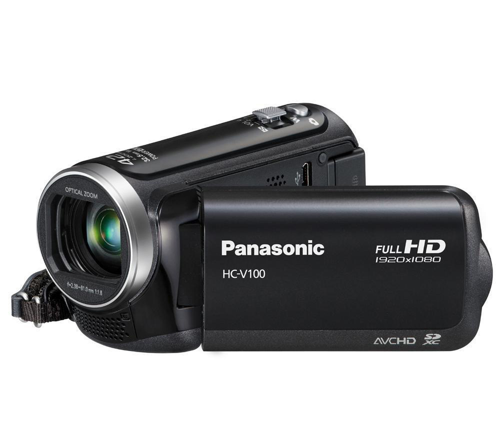 PANASONIC HC-V100 Full HD 34x Optik Zoom Video Kamera Fiyat