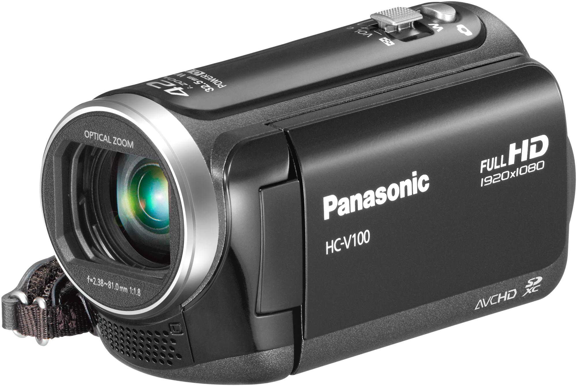 PANASONIC HC-V100 Full HD 34x Optik Zoom Video Kamera Fiyat