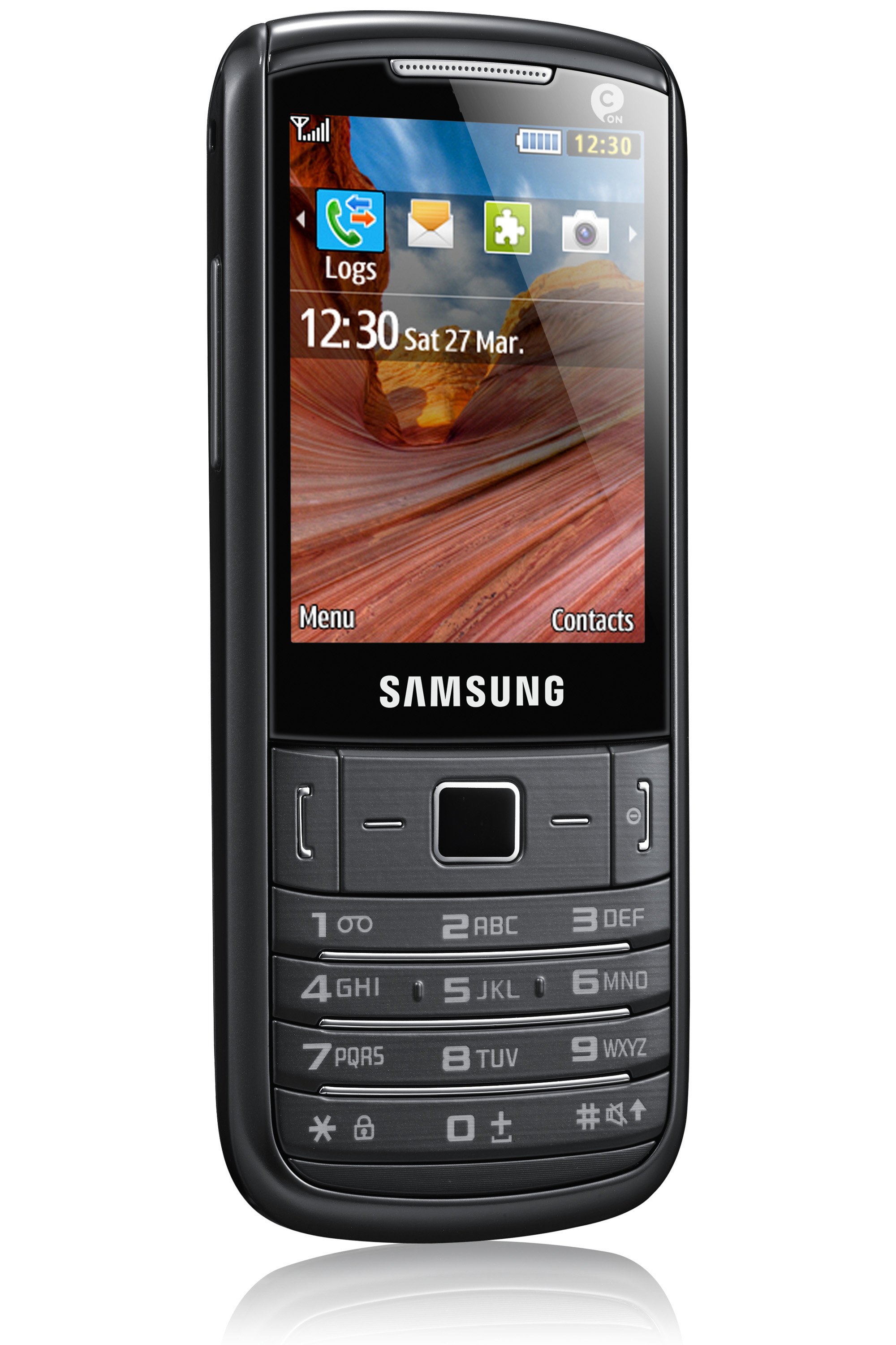 SAMSUNG C3780 Siyah Cep Telefonu