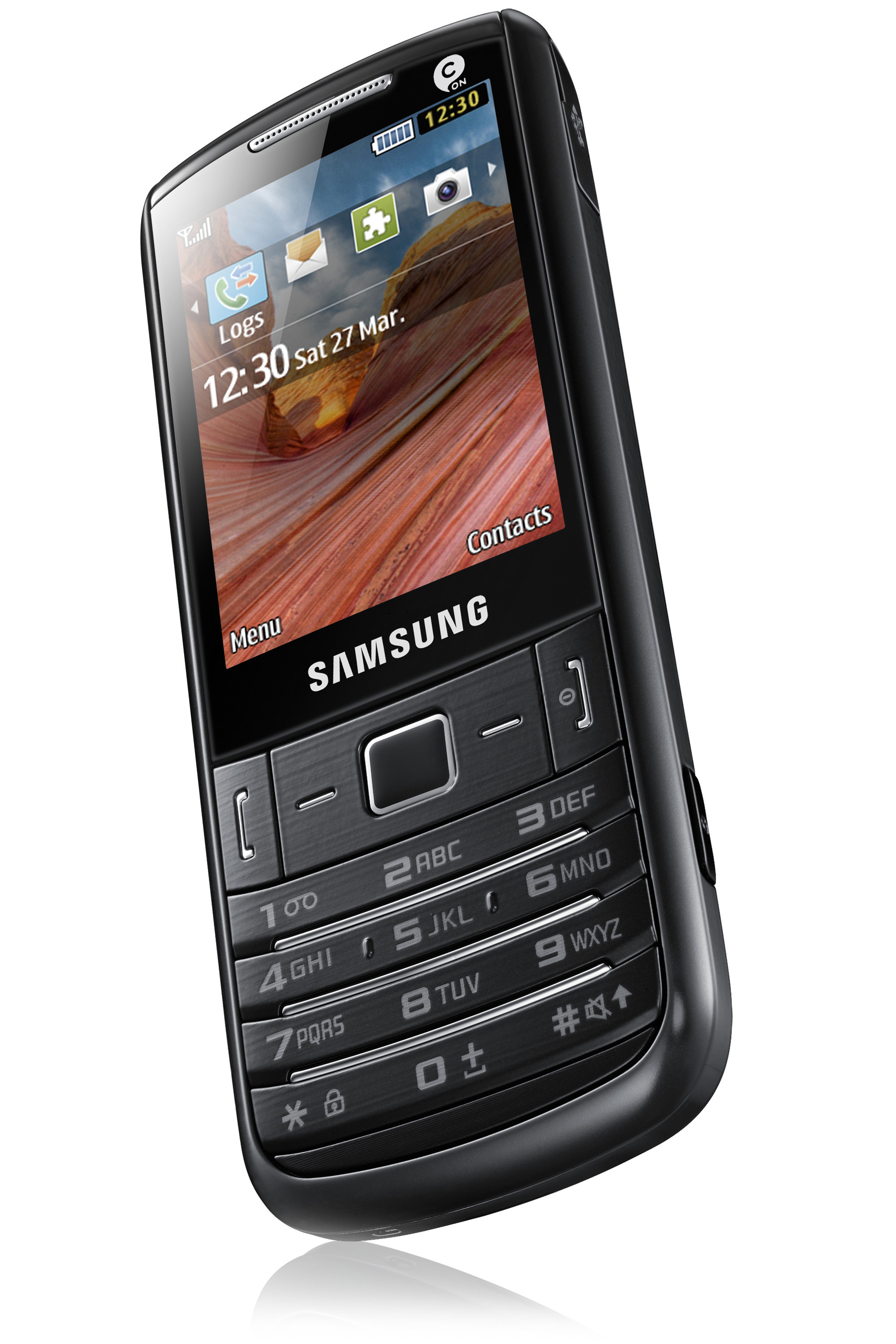 SAMSUNG C3780 Siyah Cep Telefonu