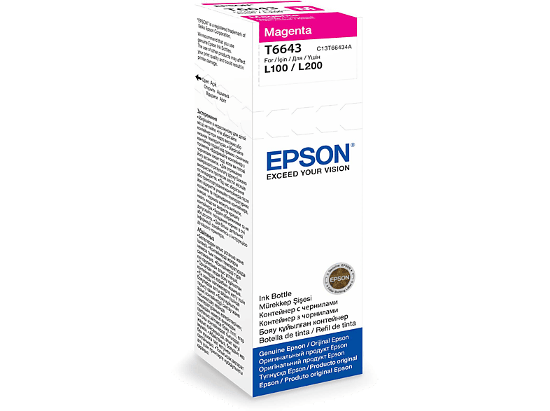 EPSON T66434 Kırmızı Kartuş