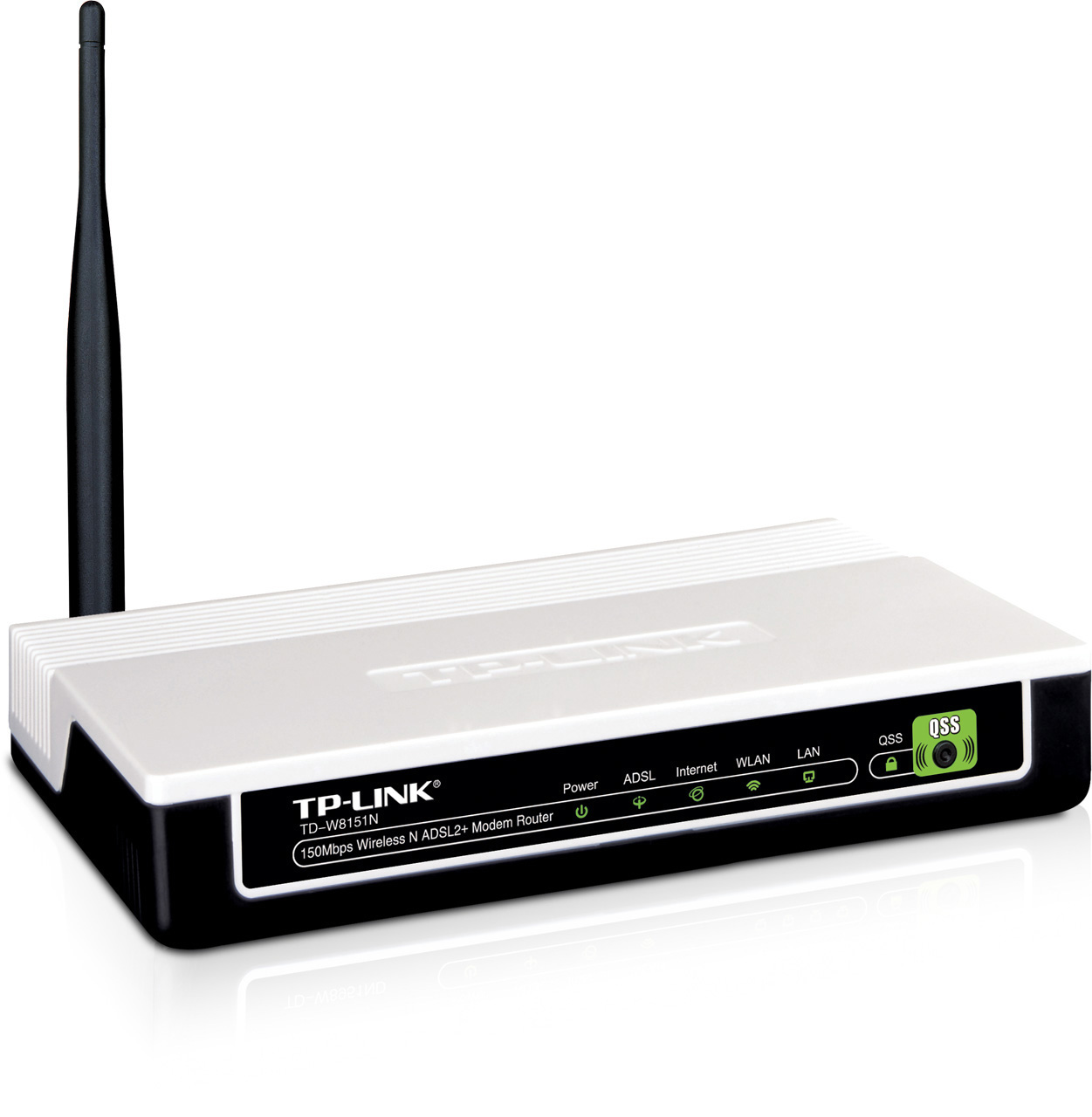 TP-LINK TD-W8151N 150Mbps N Kablosuz 5dBi Antenli WPS ADSL2+ Modem/Router/AP