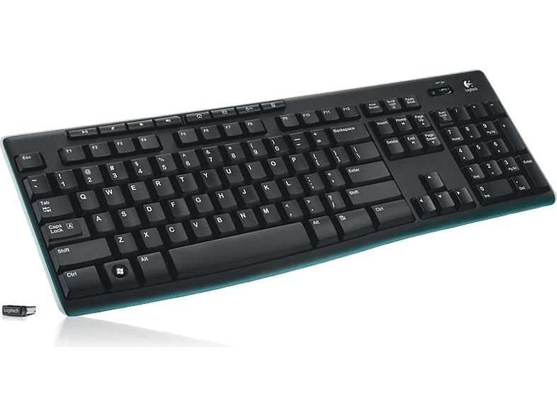 LOGITECH K270 Tam Boyutlu Kablosuz Türkçe Q Klavye - Siyah