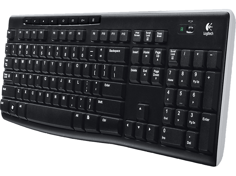 LOGITECH K270 Tam Boyutlu Kablosuz Türkçe Q Klavye - Siyah_3