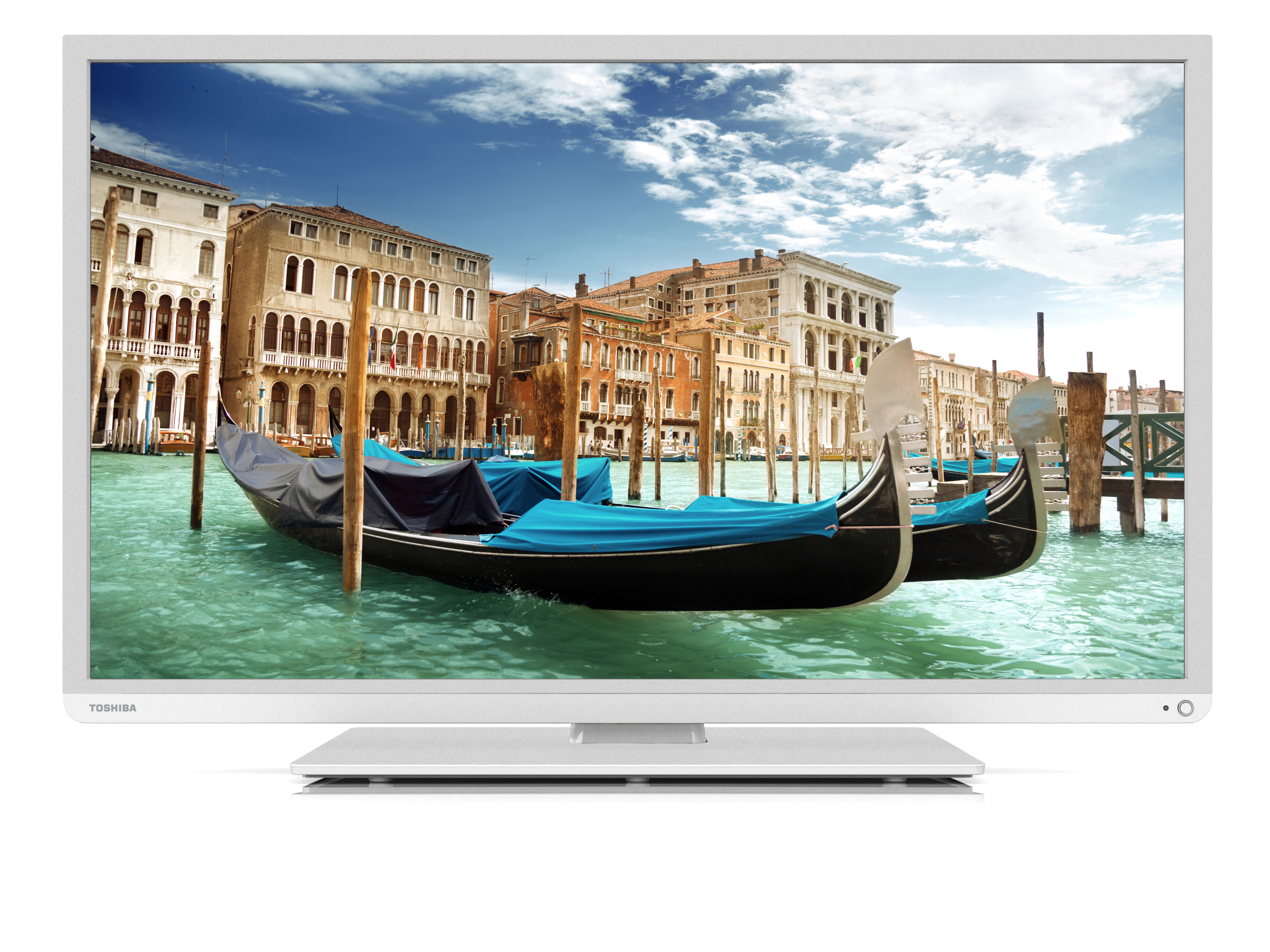 TOSHIBA 22L1333G 22 inç 55 cm Ekran LED TV HDMI 2 USB Beyaz Fiyat