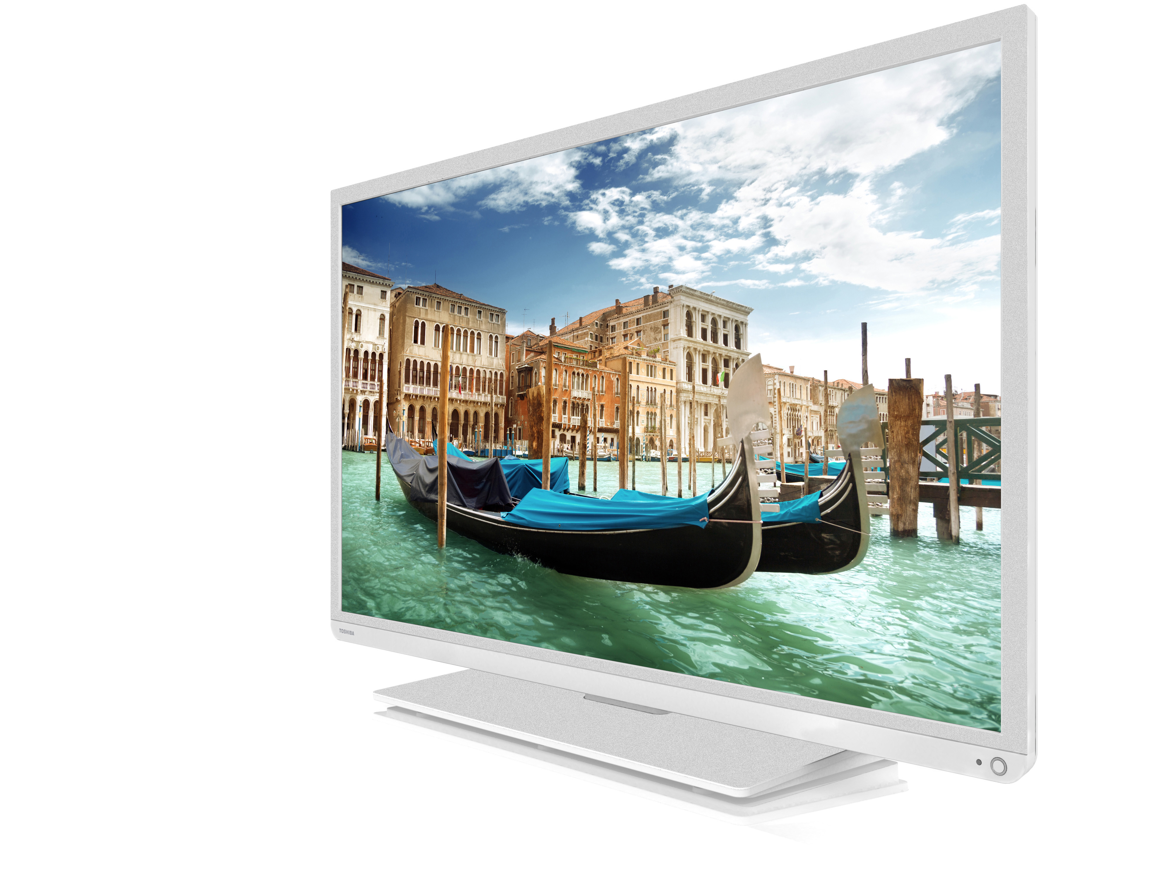 TOSHIBA 22L1333G 22 inç 55 cm Ekran LED TV HDMI 2 USB Beyaz Fiyat