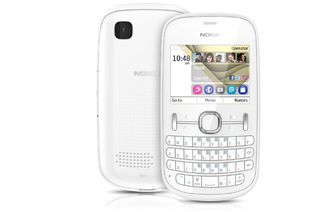 NOKIA Asha 201 Beyaz Akıllı Telefon