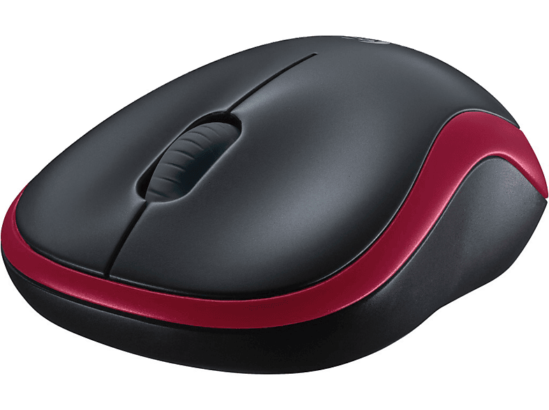 LOGITECH M185 USB Alıcılı Kompakt Kablosuz Mouse - Kırmızı_1