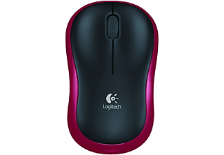 LOGITECH M185 USB Alıcılı Kompakt Kablosuz Mouse - Kırmızı_2