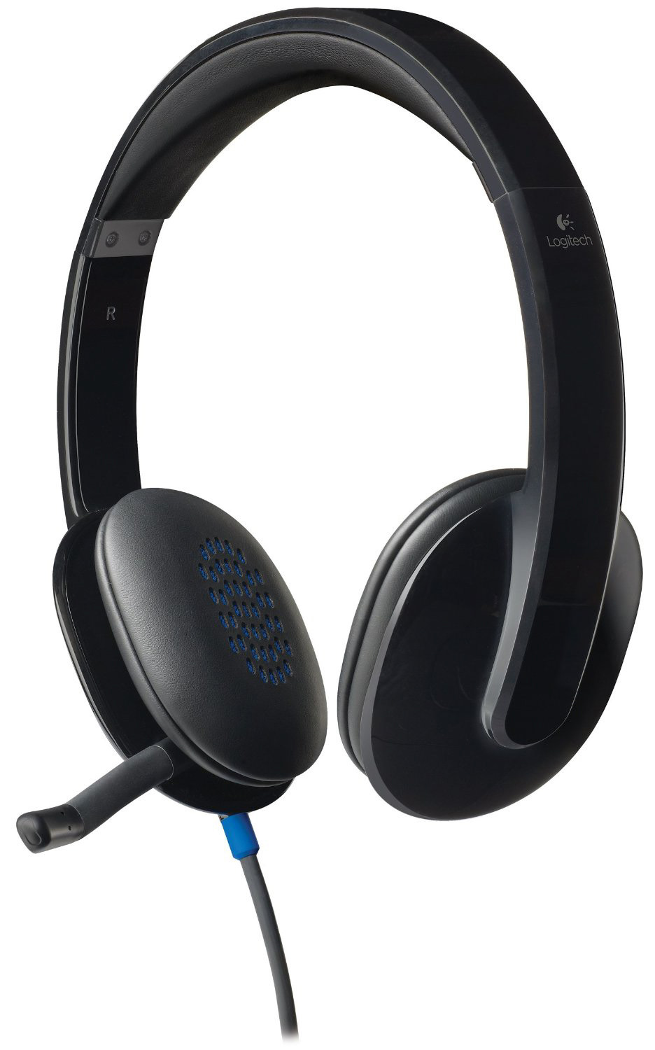 H540 USB Gürültü Önleyici Mikrofonlu Kablolu Kulaklık - Siyah