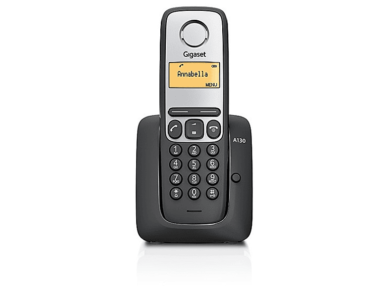 GIGASET AS130 Siyah Kablosuz Telsiz Telefon Fiyat & Özellik | MediaMarkt