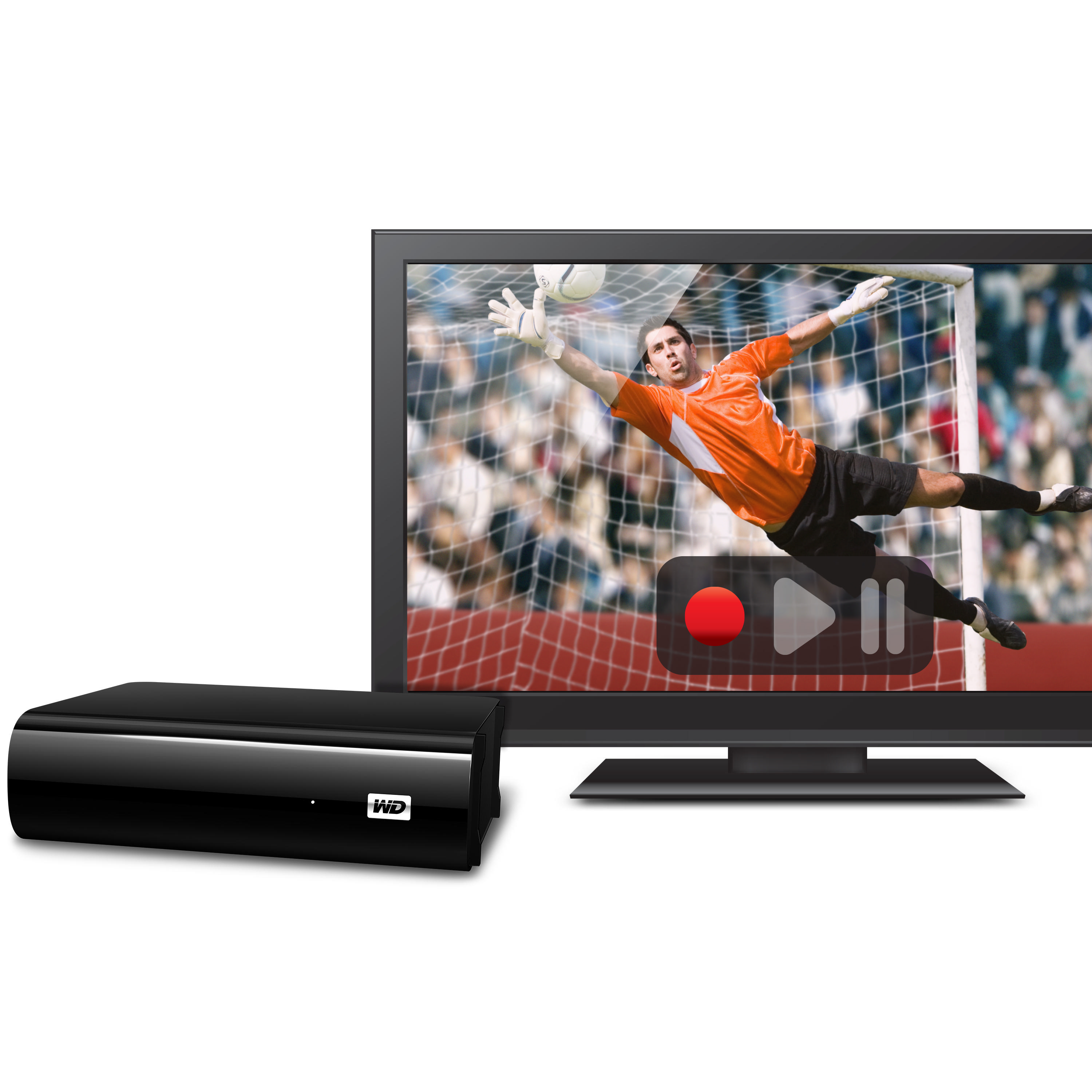 WD 2TB My Book AV-TV USB 3.0 TV Depolama WDBGLG0020HBK