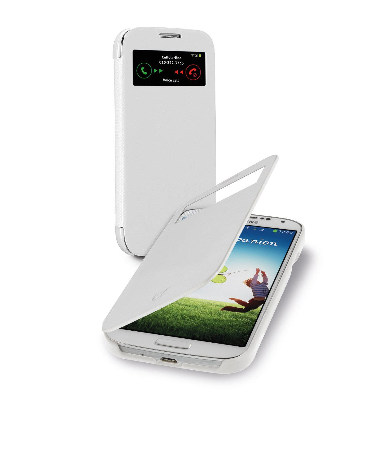 CELLULAR LINE Samsung Galaxy S4 S-View Kılıf Beyaz