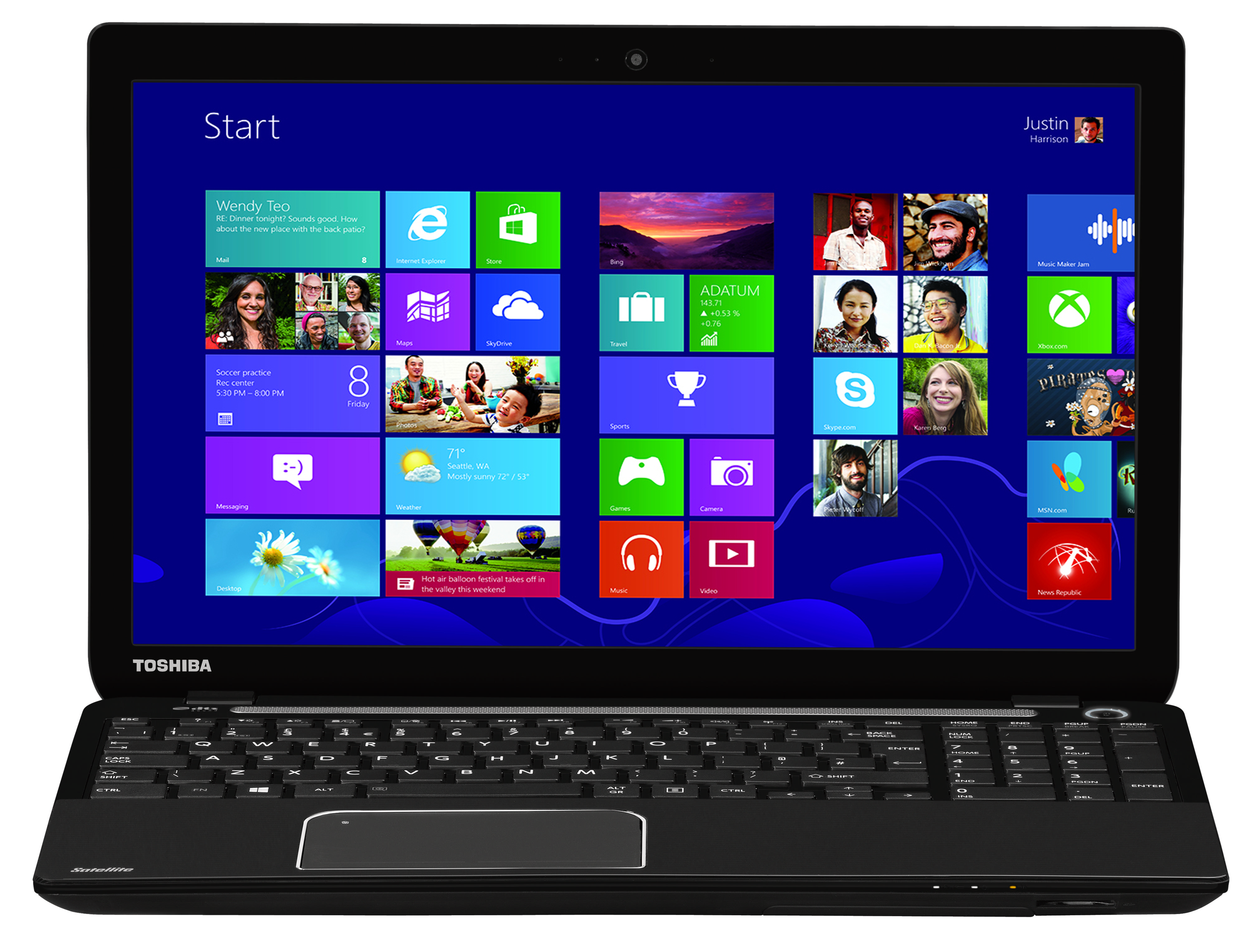 TOSHIBA Satellite L50-A-125 15,6" Core i5 3230M 2,6 GHz 8GB 750GB GT740M