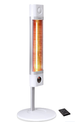 VEITO CH1800 XE 1800 W Ayaklı, Kademeli Karbon Isıtıcı Beyaz