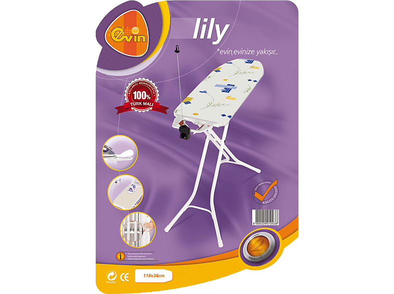 Evin Golden Lily Ütü Masası
