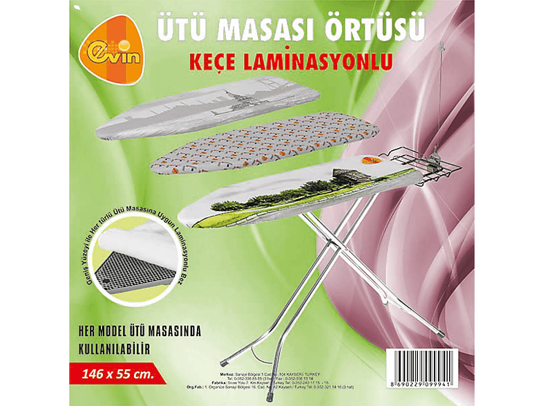 Evin Keçeli Ütü Masası Bezi
