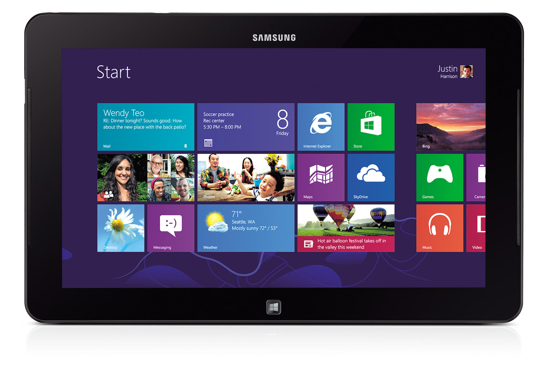 SAMSUNG ATIV Tab XE700T1C-G02TR 11,6" i5 2537M 4GB 128GB Tablet