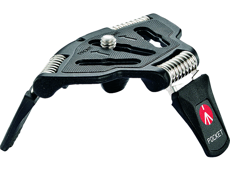 MANFROTTO MP3-BK Pocket Stativ, Schwarz, Höhe offen bis 40 mm