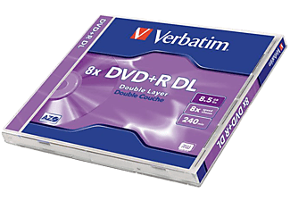 VERBATIM DVD+R Double Layer kétrétegű lemez, normál tokban
