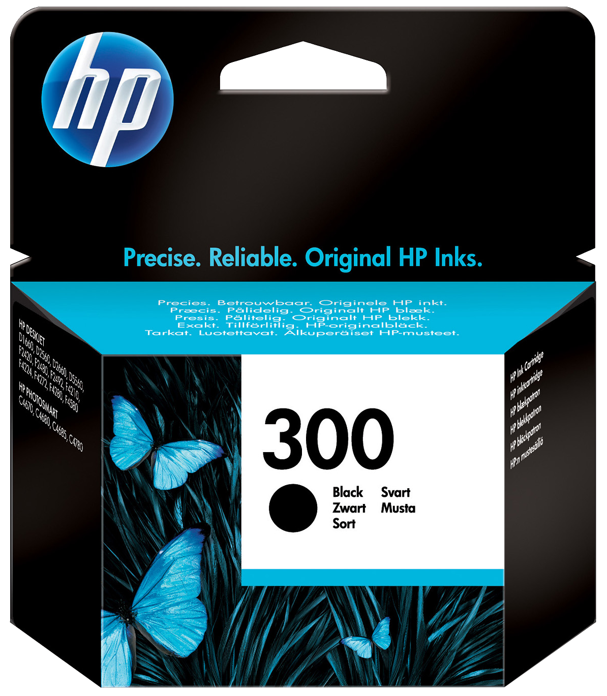 HP 300 black eredetipatron (CC640EE)