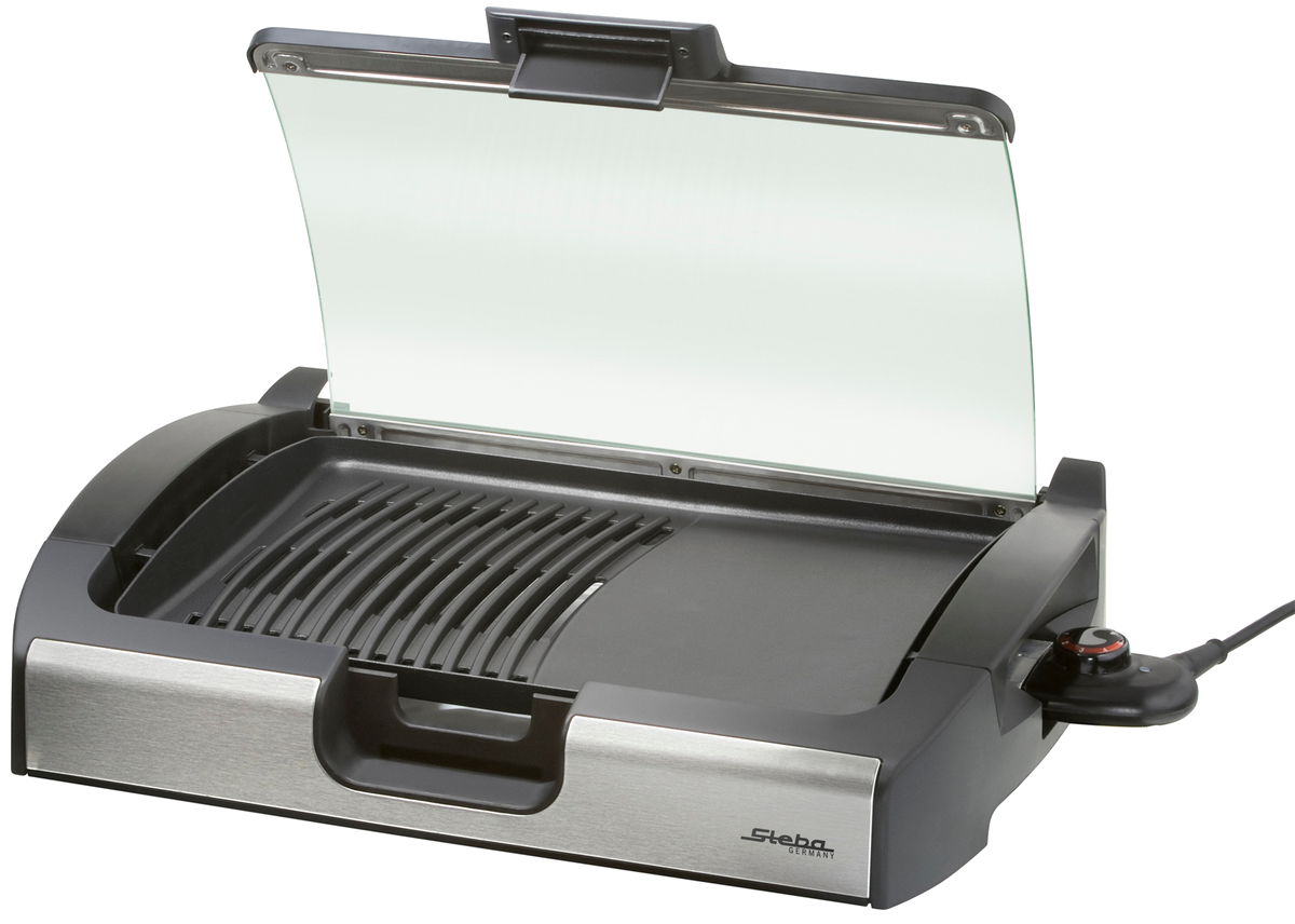 STEBA VG 200BBQ grill üveg szélfogó fedéllel