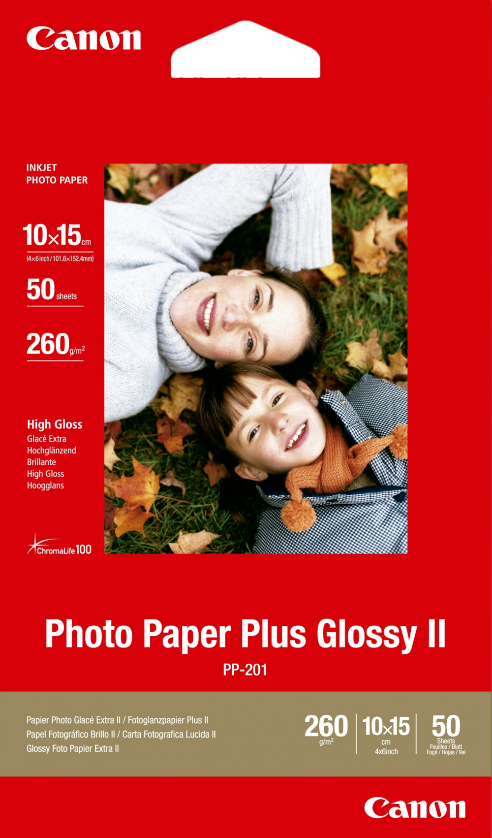 CANON PP201S extra fényes fotópapír 10x15cm 50 lap 265g