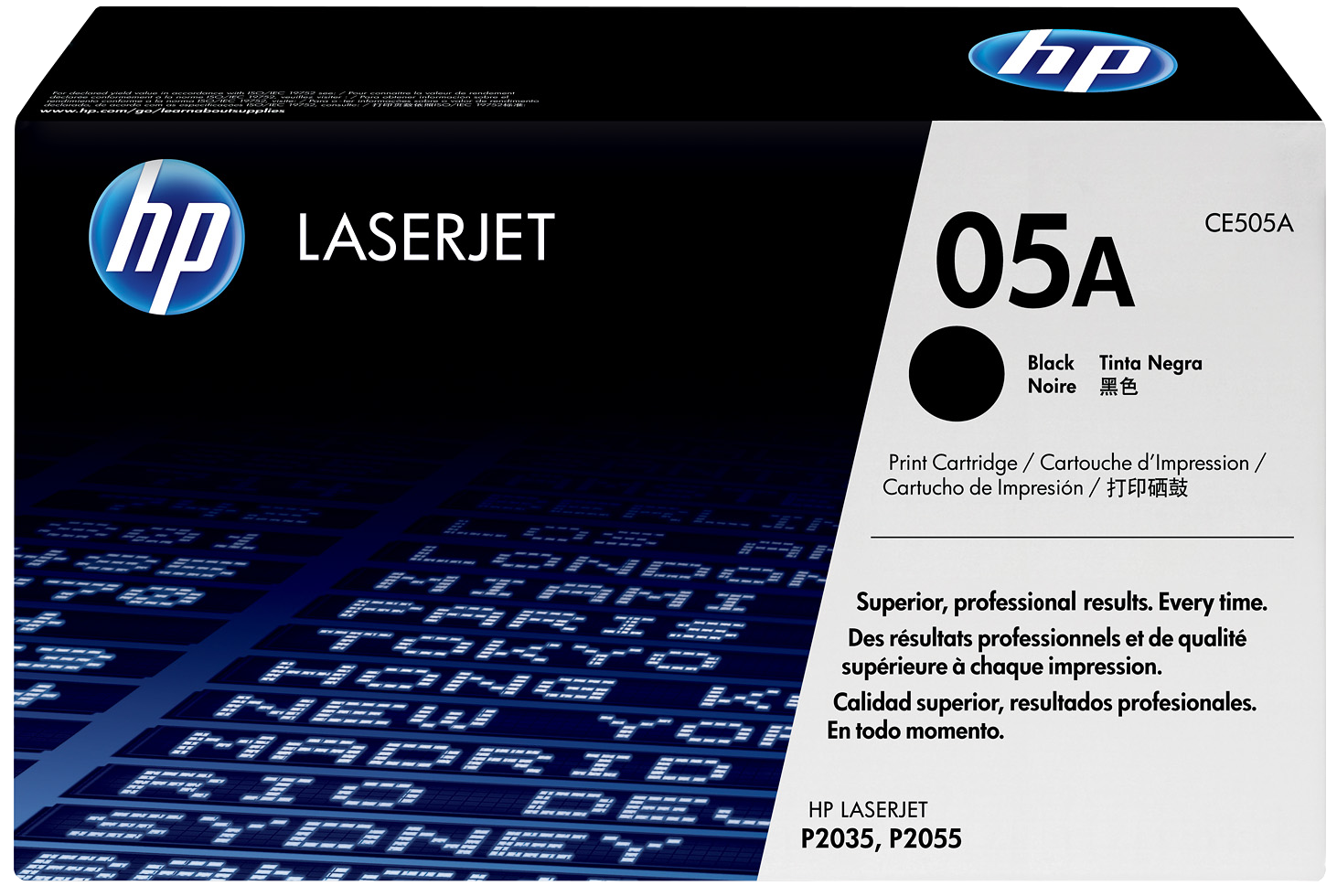 HP 05A fekete eredeti LaserJet tonerkazetta (CE505A)