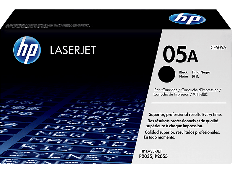 HP 05A fekete eredeti LaserJet tonerkazetta (CE505A)