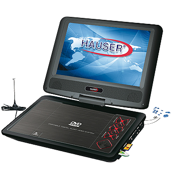HAUSER PDVD-969 hordozható DVD lejátszó