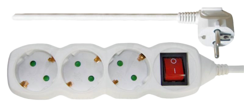 EMOS P1321 3CS 1,5m kapcsolós hosszabbító-elosztó