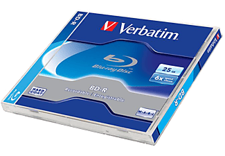 VERBATIM BD-R Blu-Ray SL lemez 25 GB 6x, normál tokban