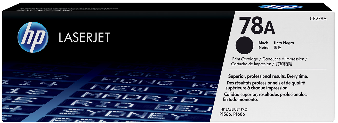 HP 78A fekete eredeti LaserJet tonerkazetta (CE278A)