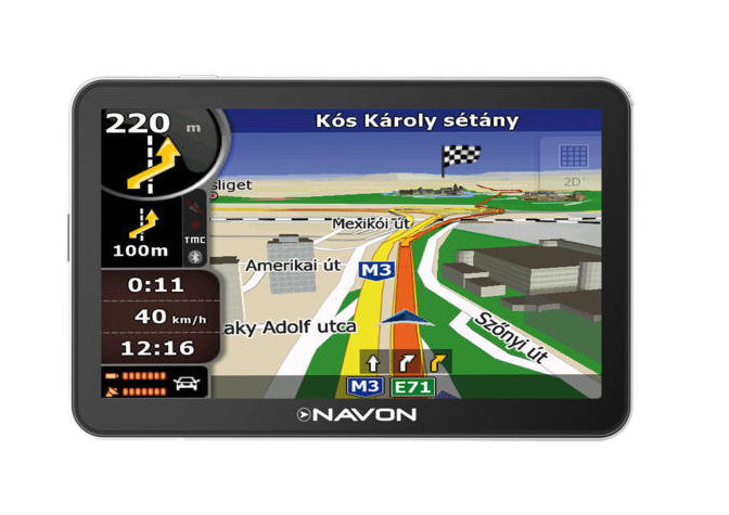 NAVON N670 PLUS navigáció + iGO8 Magyarország térkép
