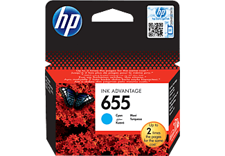 HP 655 ciánkék eredeti tintapatron (CZ110AE)