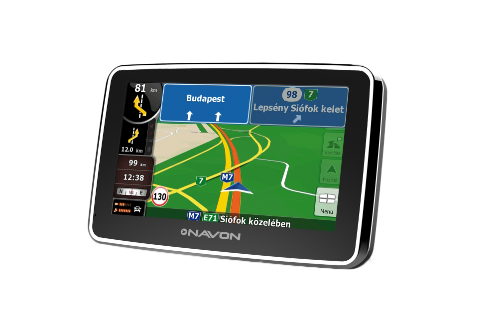 NAVON N490 PLUS navigáció + iGO8 Magyarország térkép  + 1 év frissítés